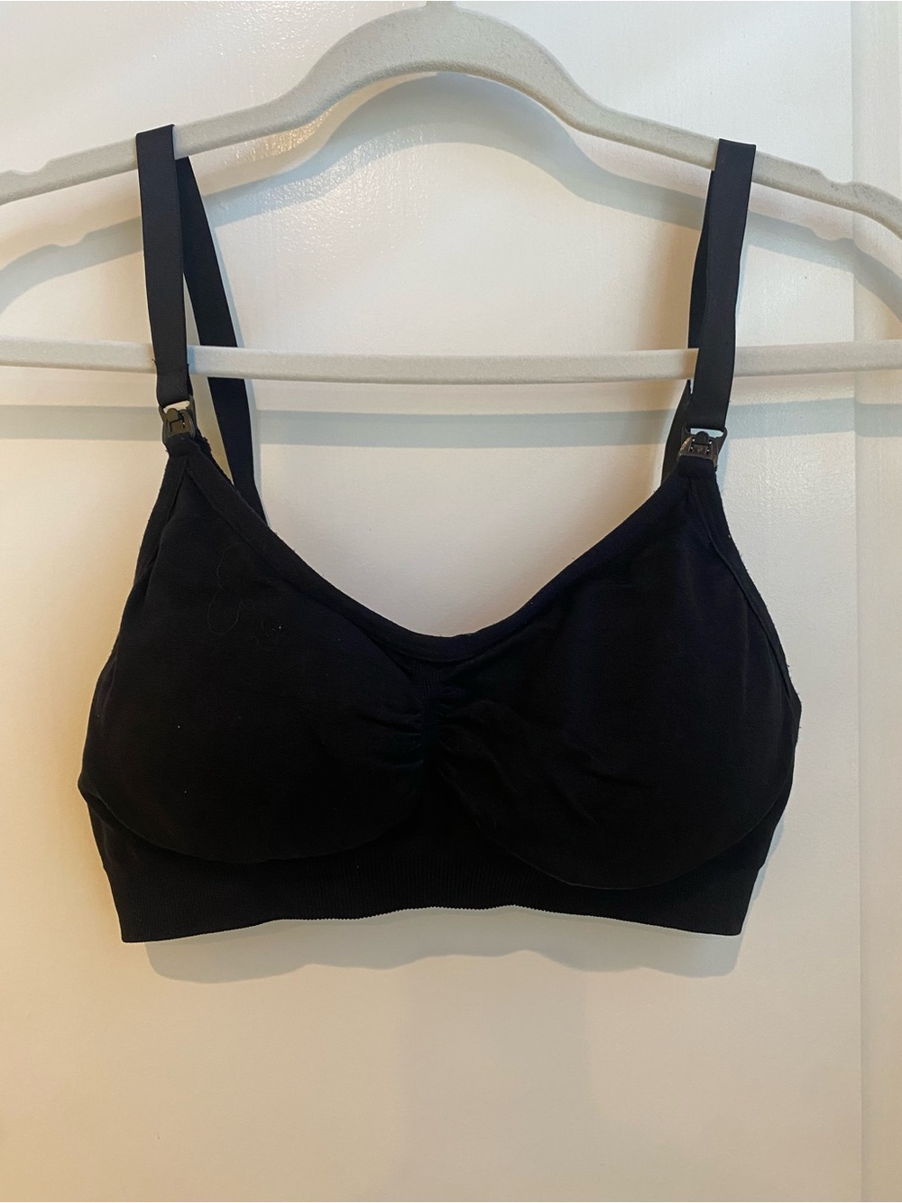 Lamaze Black Maternity Nursing Bra Large